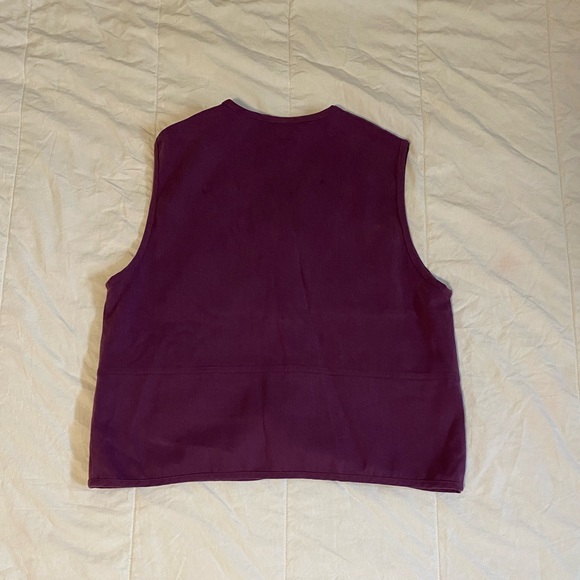 Unique Purple Embroidered Vest - Picture 8 of 8